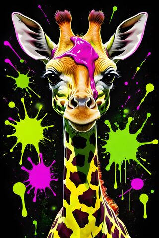 A Deer With A Giraffe Head