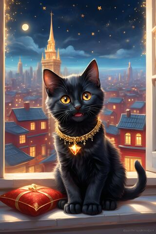 A Cat Wearing A Bow Tie