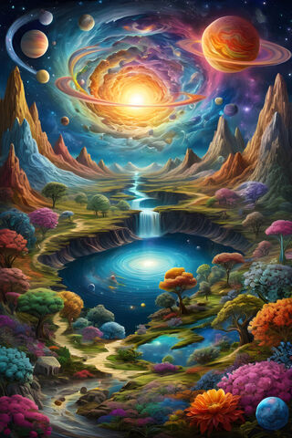 A Colorful Underwater Scene