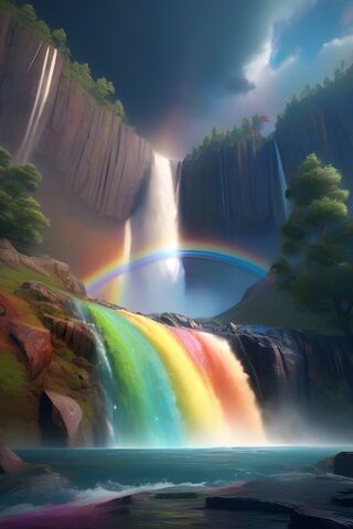 A Rainbow Over A