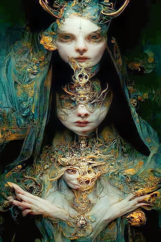 Enigmatic Elegance 🌌✨