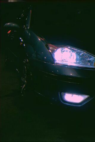 Nighttime Shine: A Car'..