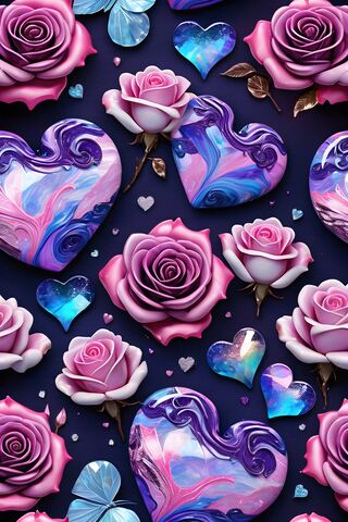 A Group Of Colorful Flowers