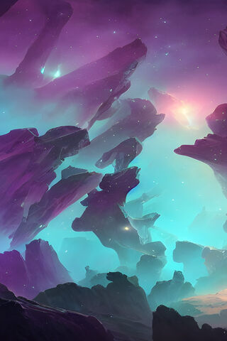 Ethereal Cosmic Landscape