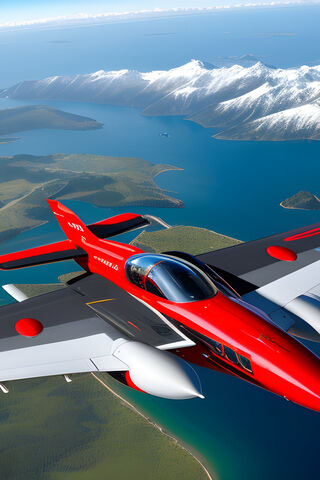 Soaring High: The Red Racer 🛩️✨