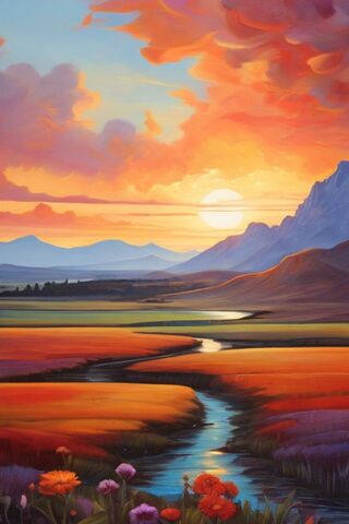 A Sky Awash With Colo