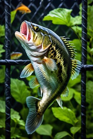 A Fish With Its Mouth Open