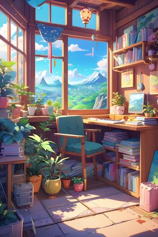 A Room With A Desk and ..