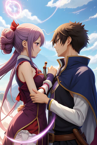 A Man and Woman In Garment