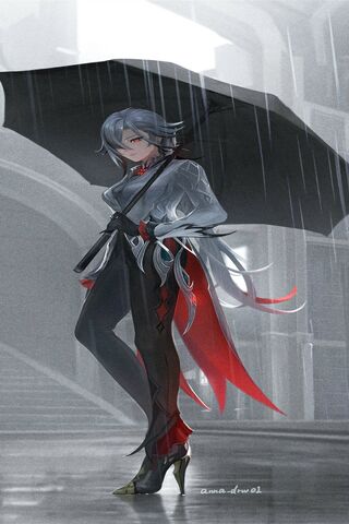 Mysterious Elegance in the Rain ☔✨