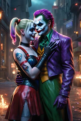 A Man and Woman Dressed Up In Clothing