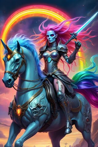 A Person Riding A Horse