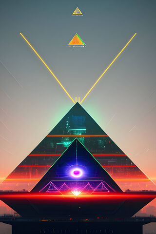 Neon Pyramid Dreams 🌌✨