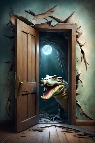 A Dinosaur In A Room