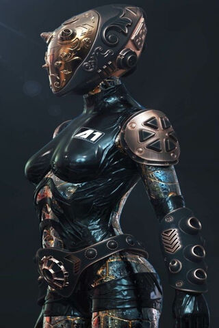 Futuristic Steampunk Robot 🤖✨