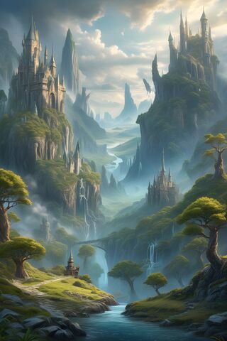 Enchanted Valley of Dreams 🌄✨