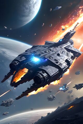 A Space Ship In