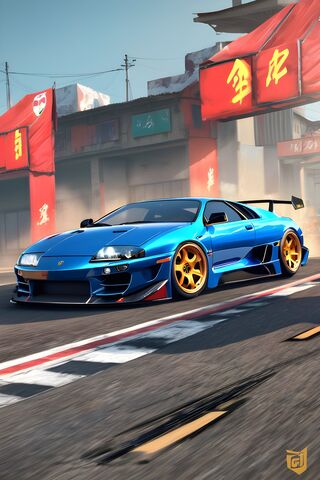 Turbocharged Dreams: The Blue Beast 🏎️💨