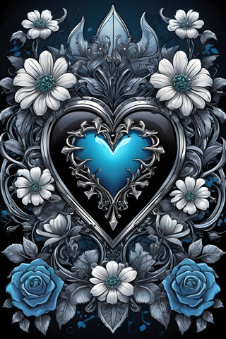 A Blue and White Design