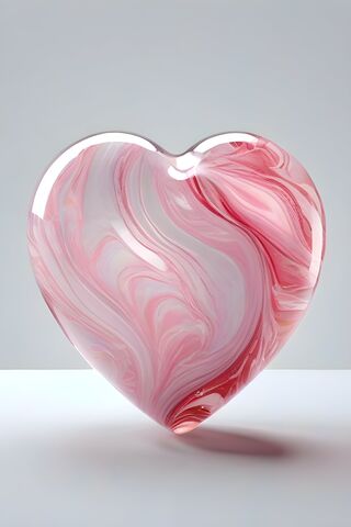 A Pink and White Cerami..