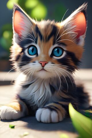 A Cat With Blue Eyes