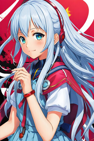 Enchanting Blue-Haired ..