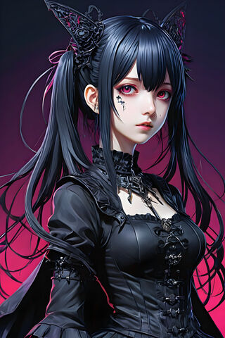 Enigmatic Gothic Beauty..