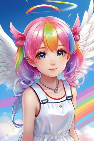 A Doll With Pink Hair