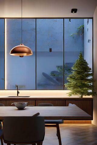A Room With A Table and Chairs
