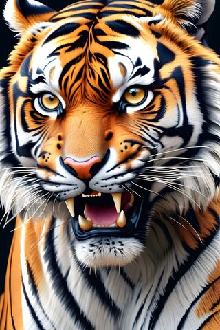 A Tiger With Its