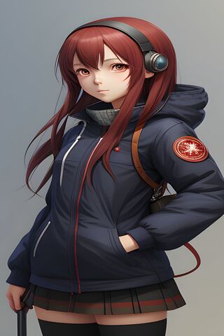 Stylish Anime Girl in a..