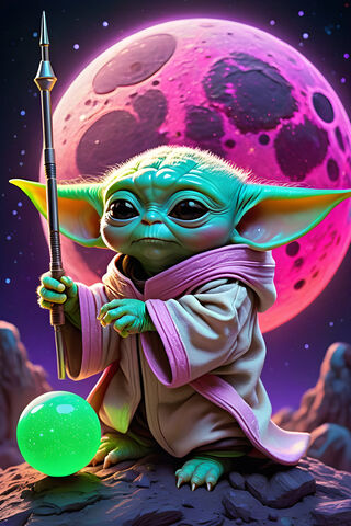 A Person In A Garment Holding A Wand
