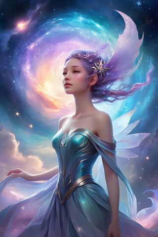 Celestial Elegance: A Dreamy Enchantment