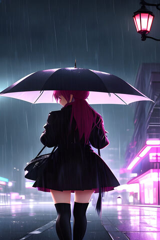 Rainy Night Vibes ☔✨
