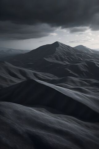 A Large Mountain Withou..