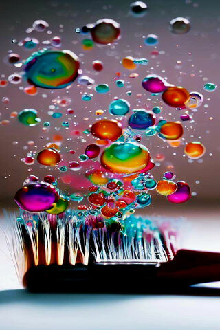 Colorful Bubbles and a Brush Magic! 🎨✨
