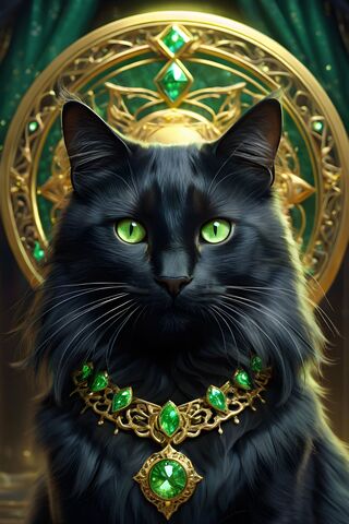 Enchanted Feline Majesty 🐾✨