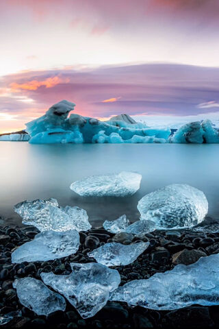 Glacial Serenity 🌅❄️
