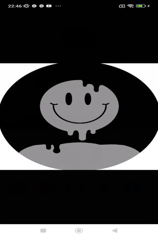Dripping Smiley Face
