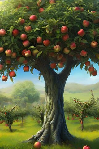 Harvest of Happiness: The Apple Tree