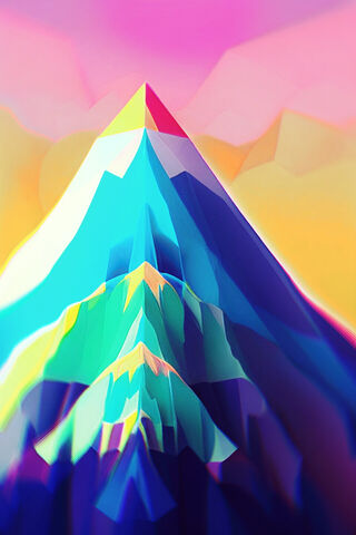 Vibrant Mountain Peaks
