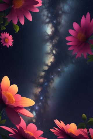 A Group Of Flowers and ..