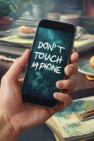 A Hand Holding A Phone