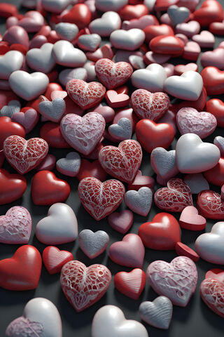 A Pile Of Colorful Rocks