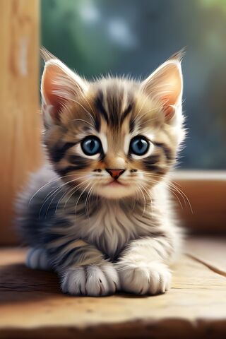 Adorable Fluffy Kitten 🐾