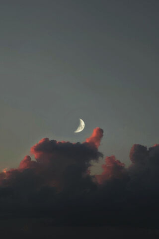 Serene Crescent Moon 🌙✨