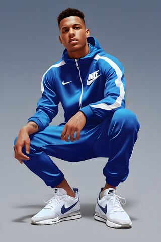 Stylish in Blue: Nike V..