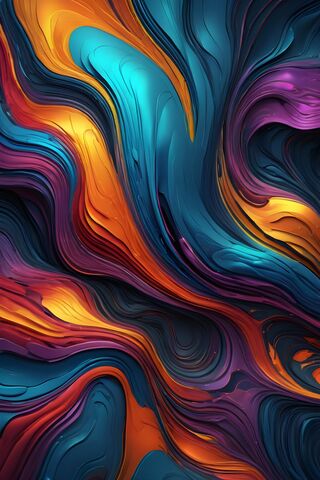 Vibrant Waves of Color ..