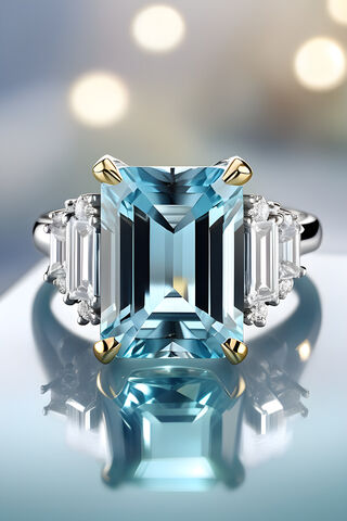 Aquamarine Ring