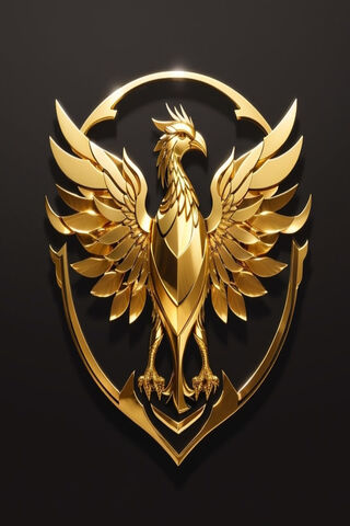 Golden Phoenix Emblem 🦅✨